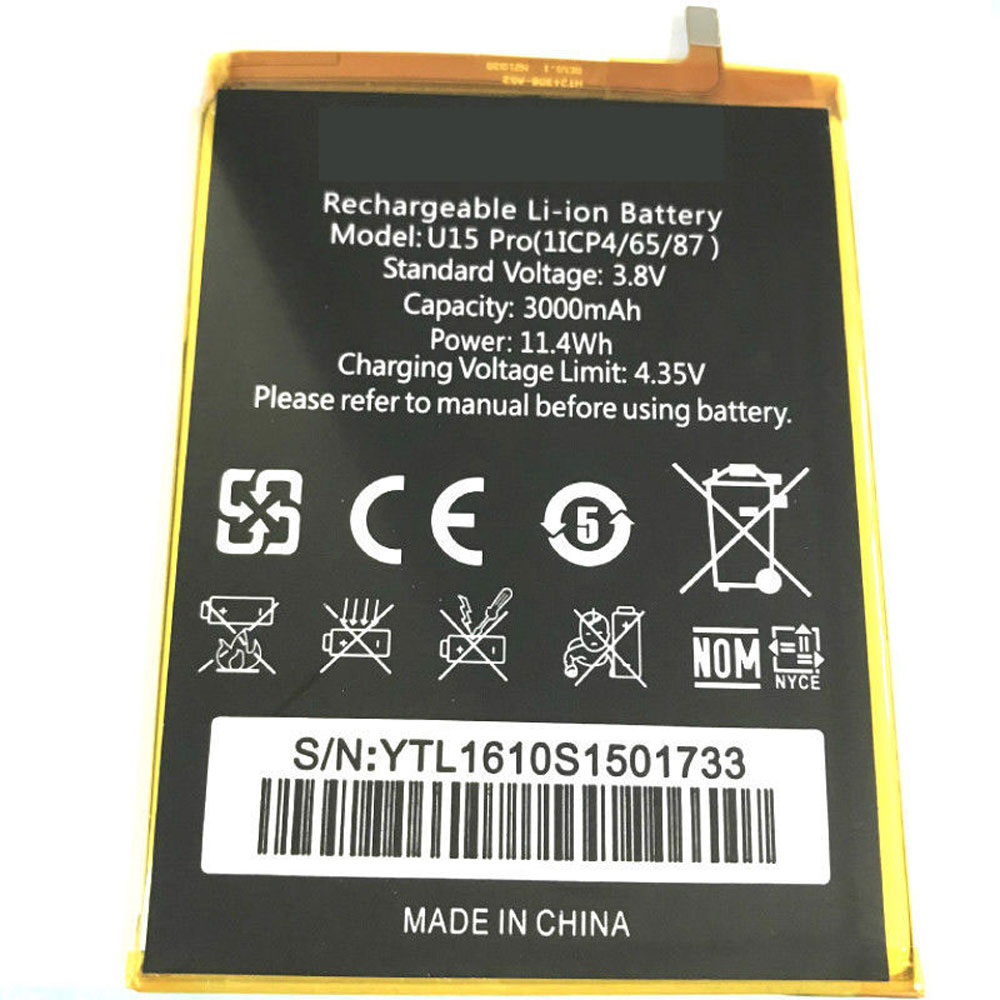 Batería para K6000/oukitel-U15_Pro